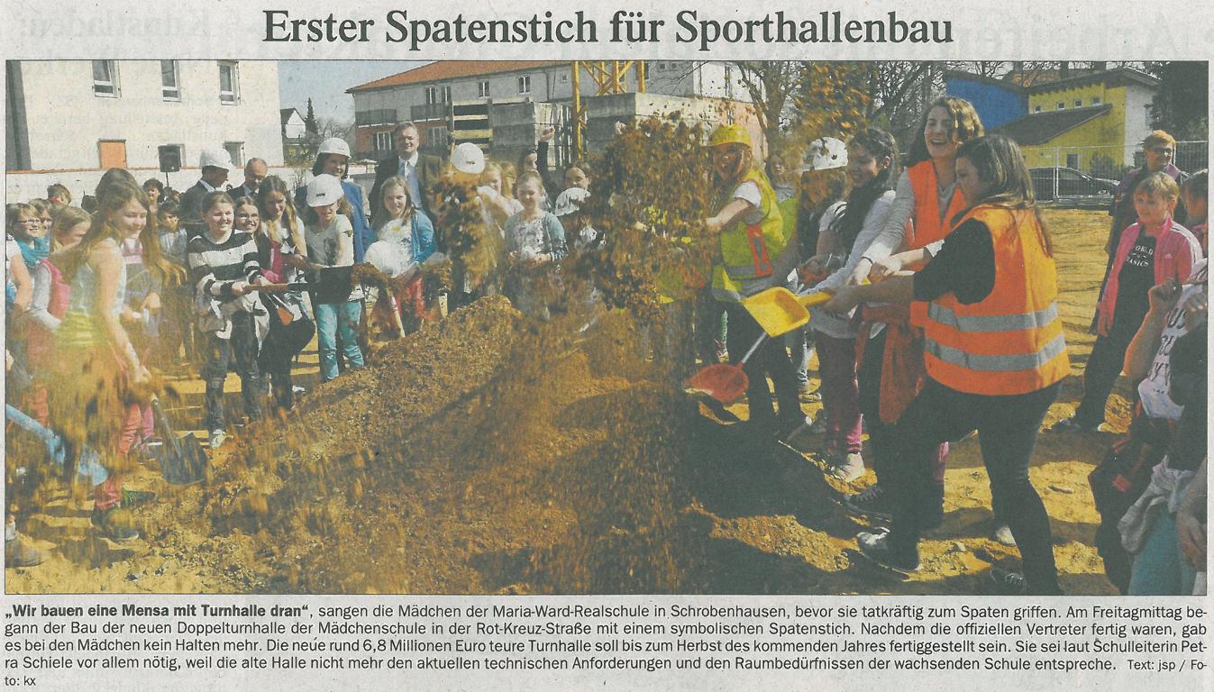 Spatenstich 21.3.2014